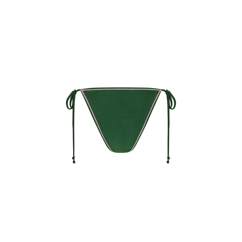 Stitch Dipped Cheeky Tie Bikini Bottom - Jaded Juniper