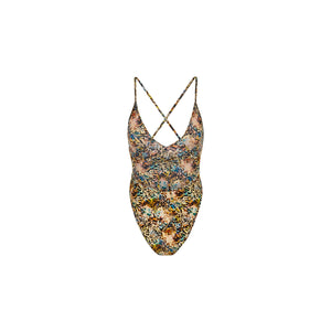 Plunge Cross Back One Piece - Sundaze