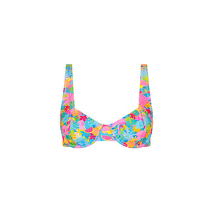 Underwire Bralette Bikini Top - Pretty Paradise