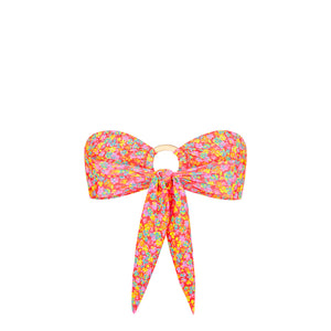 Strapless Bandeau Bikini Top - Bubble Pop