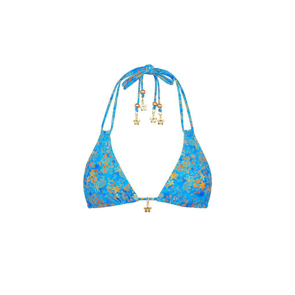 Halter Bralette Bikini Top - Cream Soda