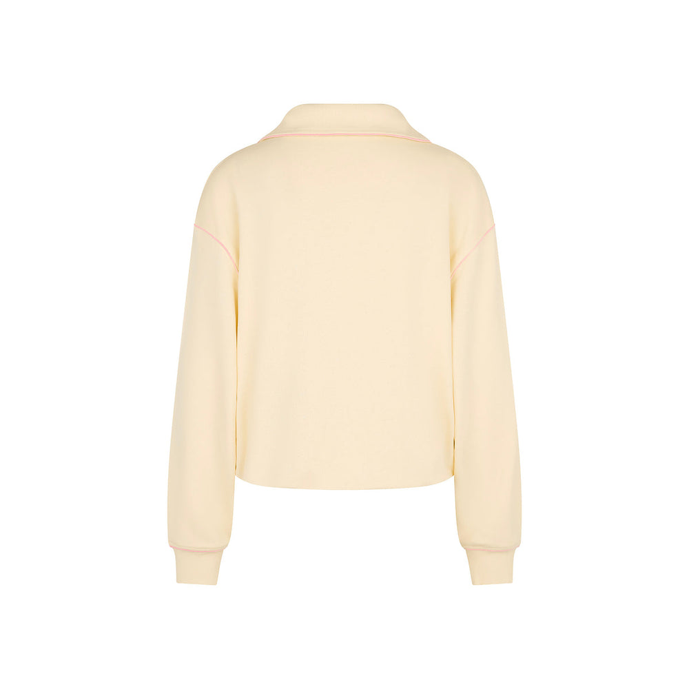 Quarter Zip Jumper - Buttercream