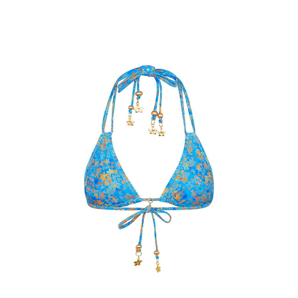 Halter Bralette Bikini Top - Cream Soda