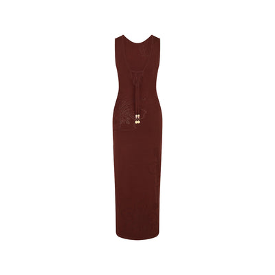 Lola Knit Maxi Dress - Coco