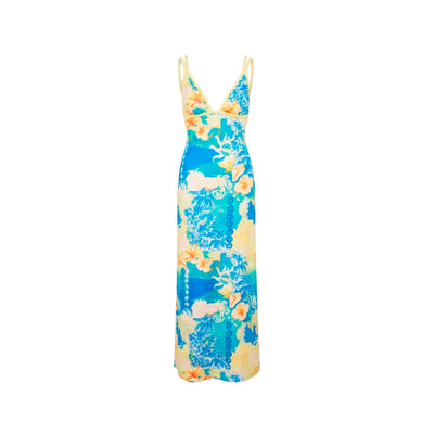 Isla Maxi Dress - Limoncello Lagoon