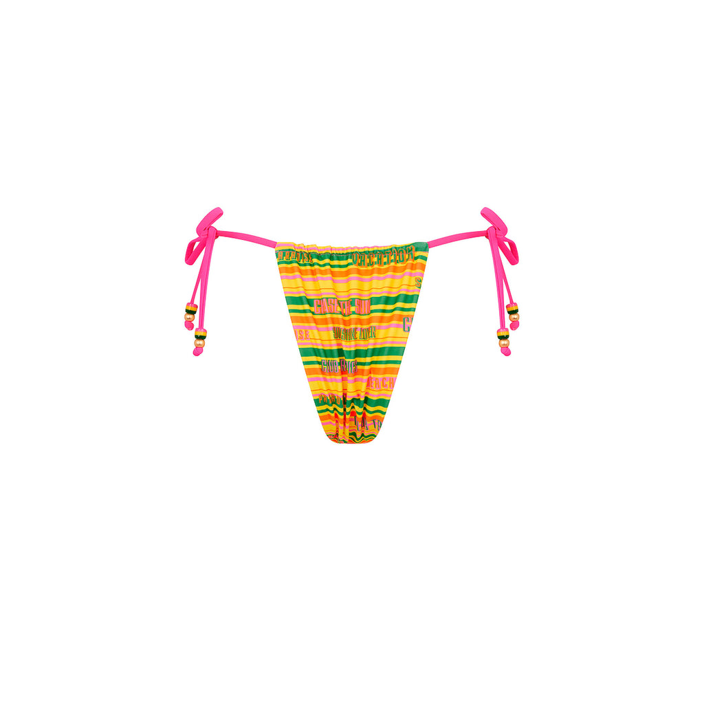 Gathered Tie Side Bikini Bottom - Sunshine Lover