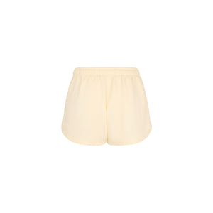 Puff Paint Track Shorts - Buttercream