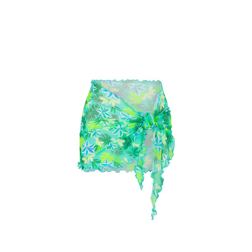 Mini Mesh Sarong - Neon Splice