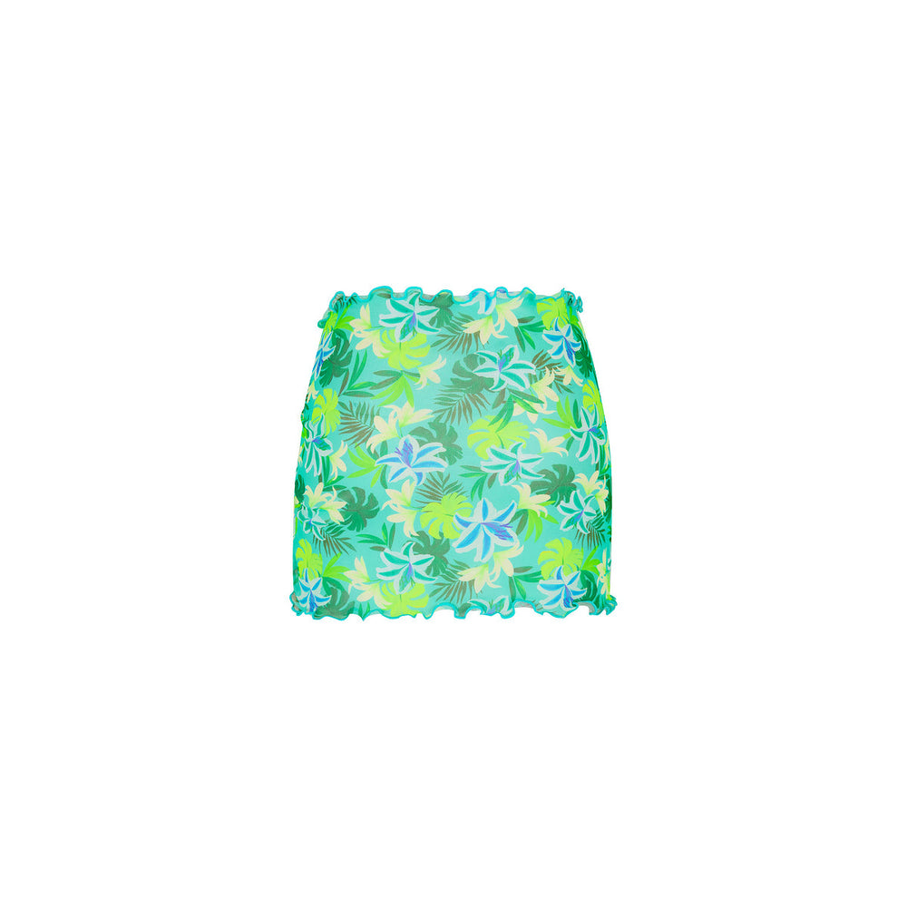 Mini Mesh Sarong - Neon Splice