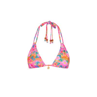 Halter Bralette Bikini Top - Summer Glow