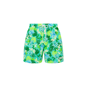 Men's Swim Trunks - Neon Splice