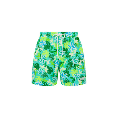 Men's Swim Trunks - Neon Splice