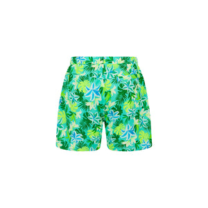Men's Swim Trunks - Neon Splice