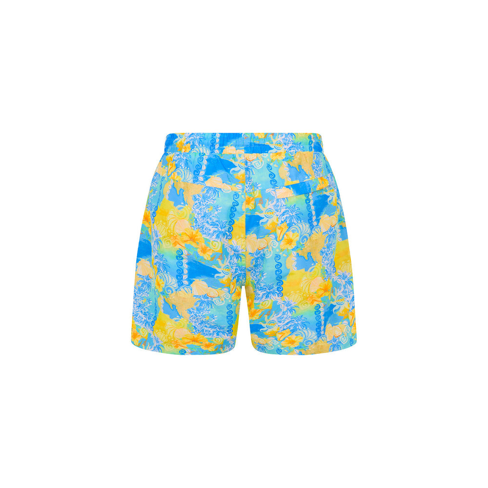 Men's Swim Trunks - Limoncello Lagoon