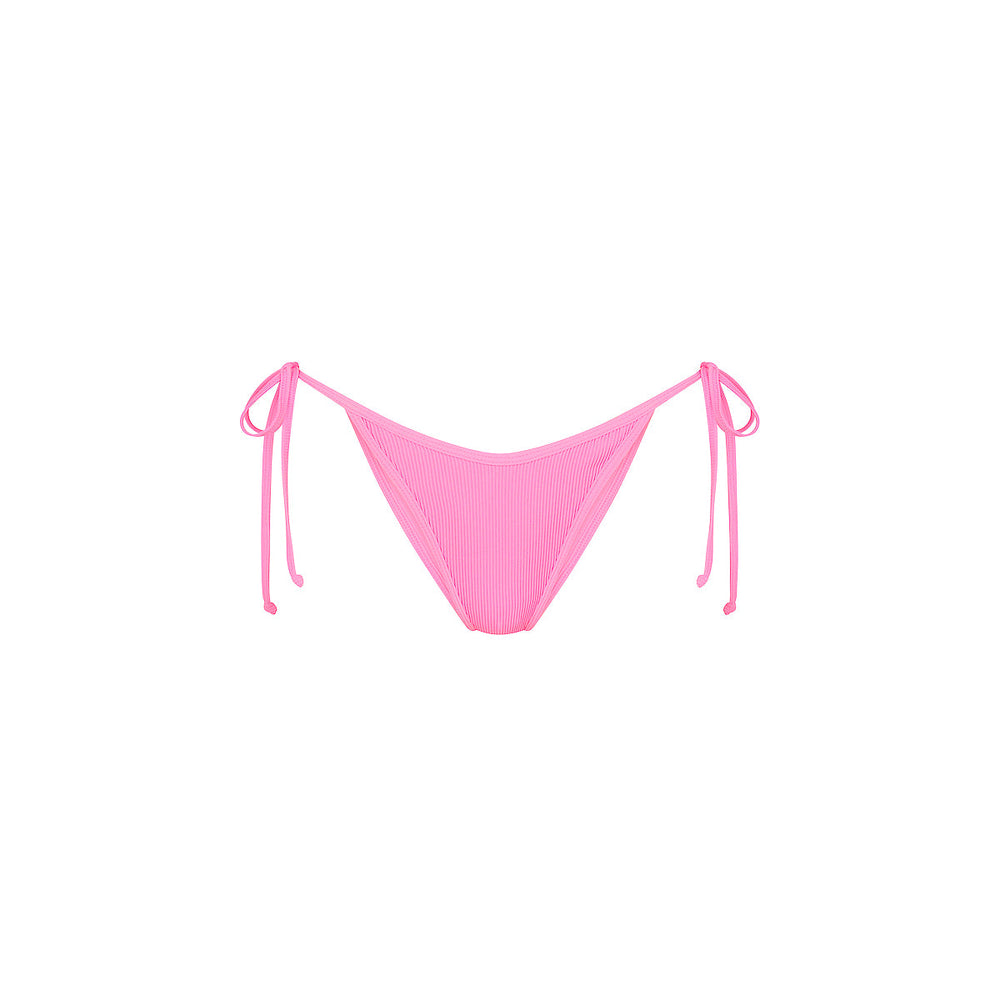 Bind Dipped Cheeky Tie Bikini Bottom - Fairy Floss