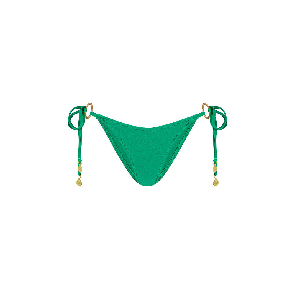 Ring Cheeky Tie Bikini Bottom - Island Lush