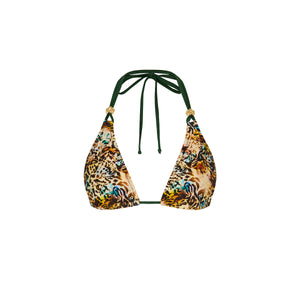 Beaded Halter Bralette Bikini Top - Sundaze