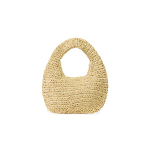 Straw Mini Bag - Pine Lime