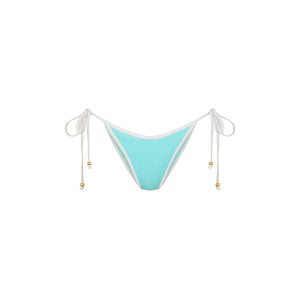 Bind Dipped Cheeky Tie Bikini Bottom - Calypso Blue