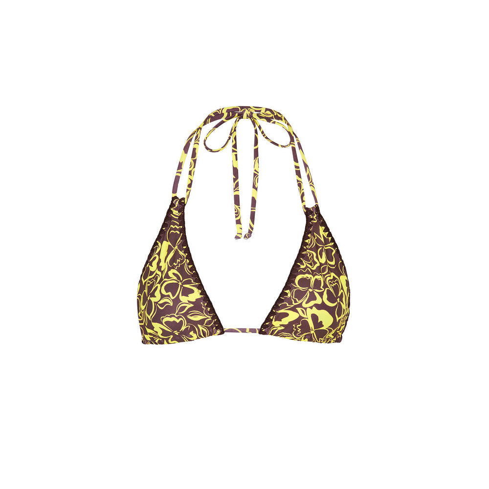 Simple Crochet Halter Bikini Top - Coconut Kisses