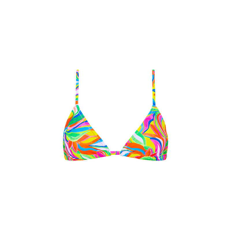 Bralette Bikini Top - Tropical Illusion