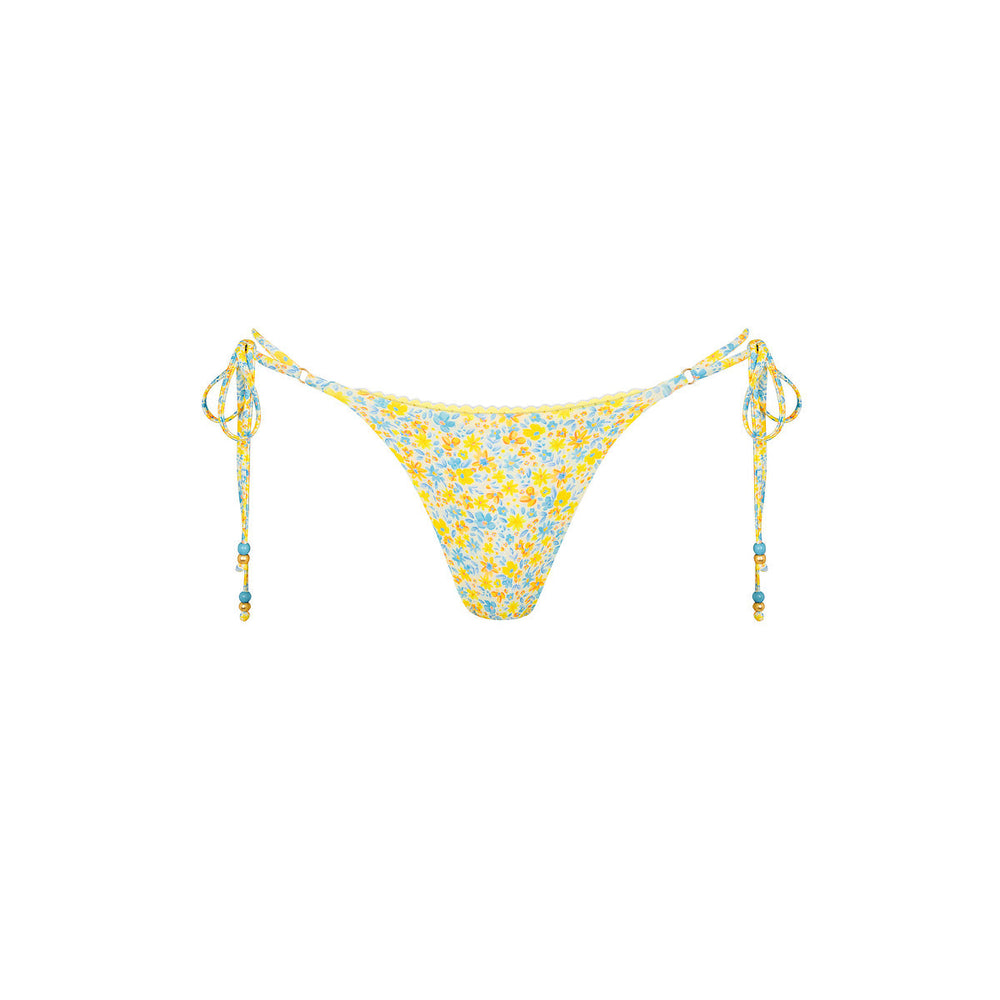 Decorative Thong Tie Side Bikini Bottom - Dreamy Daze