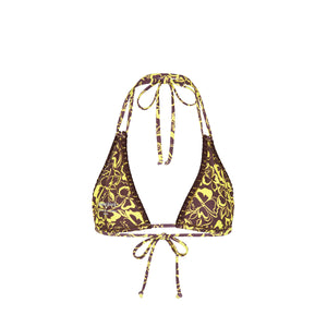 Simple Crochet Halter Bikini Top - Coconut Kisses