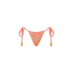 Thong Tie Side Bikini Bottom - Bubble Pop
