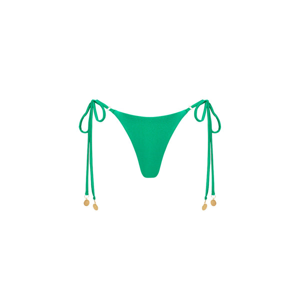 Thong Tie Side Bikini Bottom - Jungle Jewel