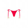 Thong Tie Side Bikini Bottom - Neon Rose