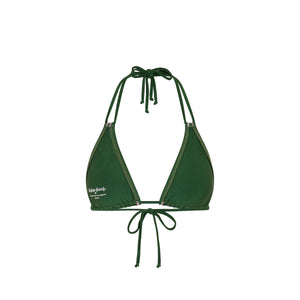Stitch Halter Bikini Top - Jaded Juniper