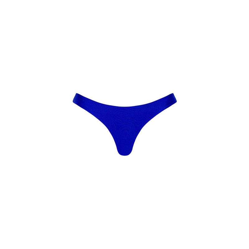 Minimal Full Coverage Bikini Bottom - Malibu Blue