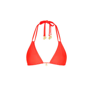 Halter Bralette Bikini Top - Guava Glow