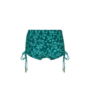 Ruched Tie Cheeky Swim Short - Moonkiss