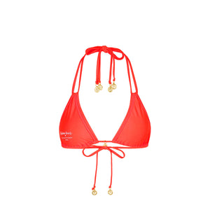 Halter Bralette Bikini Top - Guava Glow