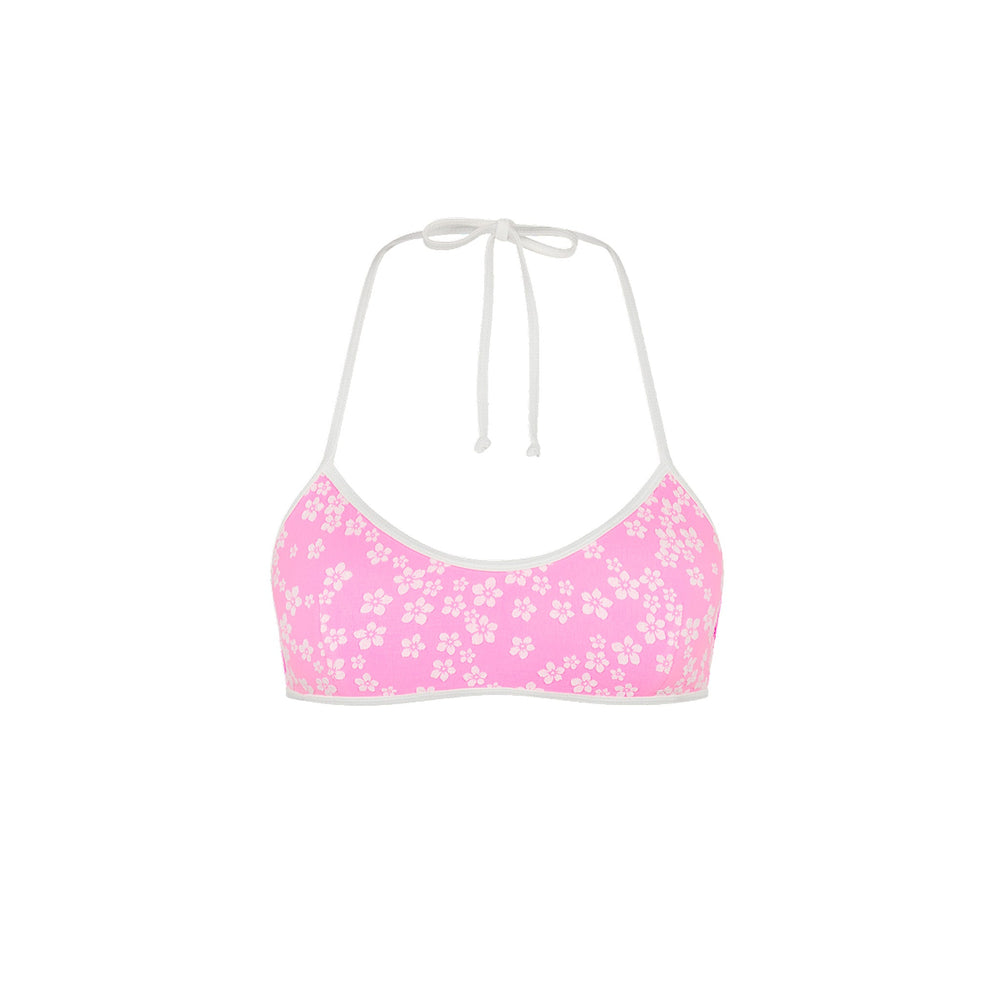 Bind Halter Crop Bikini Top - Sugar Sprinkle
