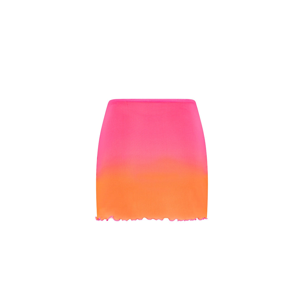 Mesh Mini Skirt - Tropical Heatwave