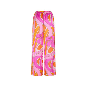 Drawstring Resort Pants - Sunrise Swirl