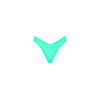 Y Cheeky Bikini Bottom - Turquoise Mint Ribbed