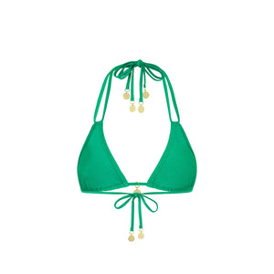 Halter Bralette Bikini Top - Island Lush