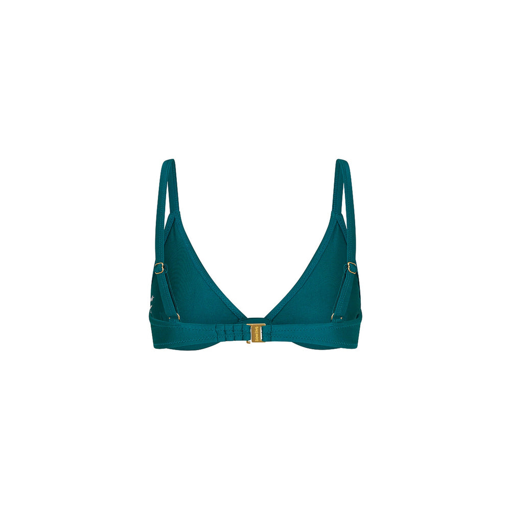 Underwire Triangle D+ Cup Bikini Top - Laguna Haze