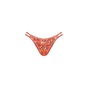 Double Bind Twin Strap Bikini Bottom - Sunkissed Stripe