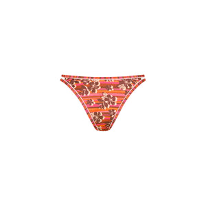 Double Bind Twin Strap Bikini Bottom - Sunkissed Stripe