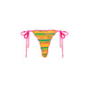 Lettuce Edge Thong Tie Bikini Bottom - Sunshine Lover