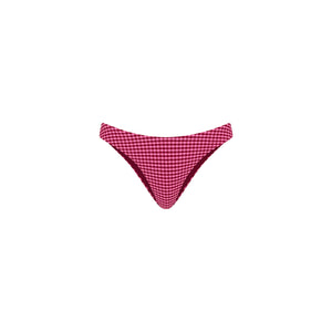 Minimal Full Coverage Bikini Bottom - Cherry Kiss