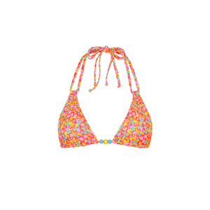 Halter Bralette Bikini Top - Bubble Pop