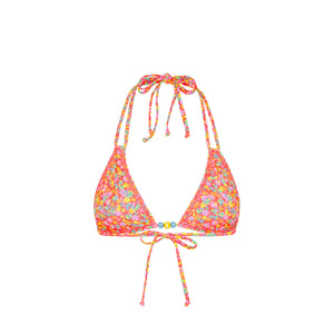 Halter Bralette Bikini Top - Bubble Pop