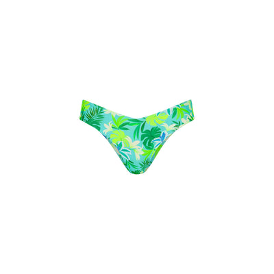 Cheeky V Bikini Bottom - Neon Splice