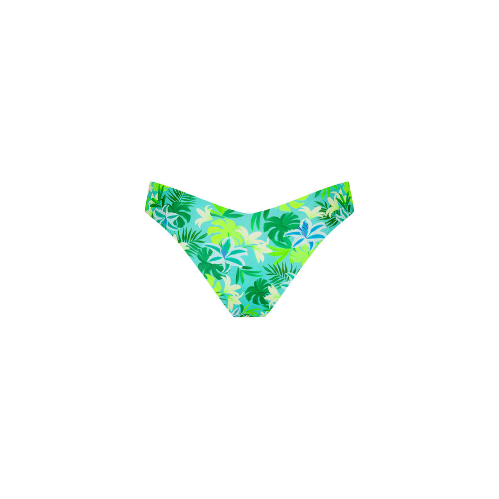 Cheeky V Bikini Bottom - Neon Splice