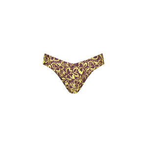 Cheeky V Bikini Bottom - Coconut Kisses